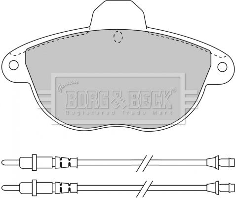 BORG & BECK Jarrupala, levyjarru BBP1455